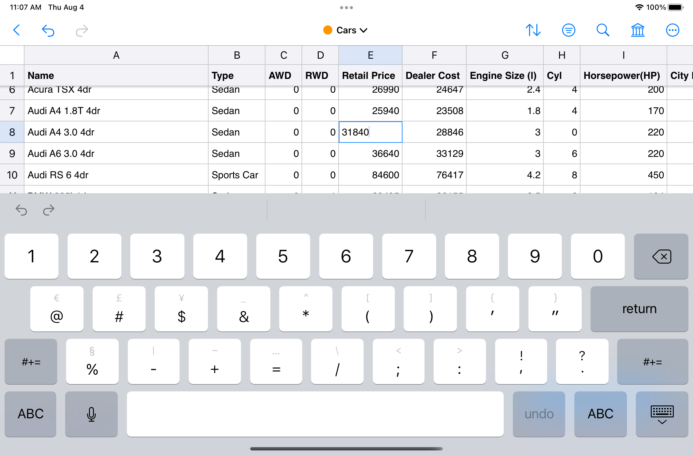 Easy Csv Editor Mobile Vdt Labs